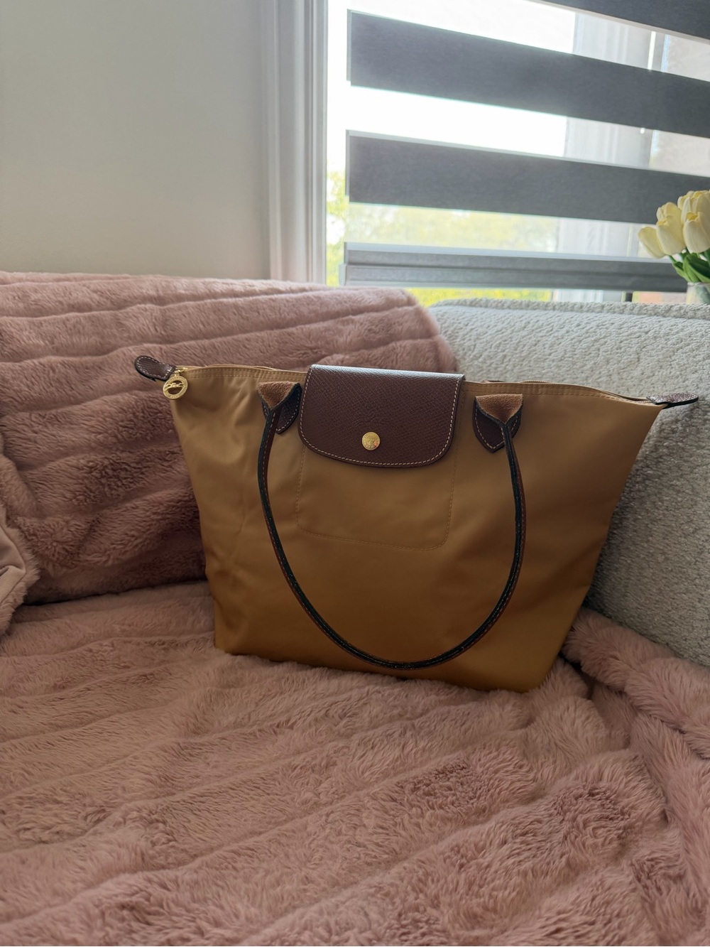 Longchamp Le Pliage Fawn